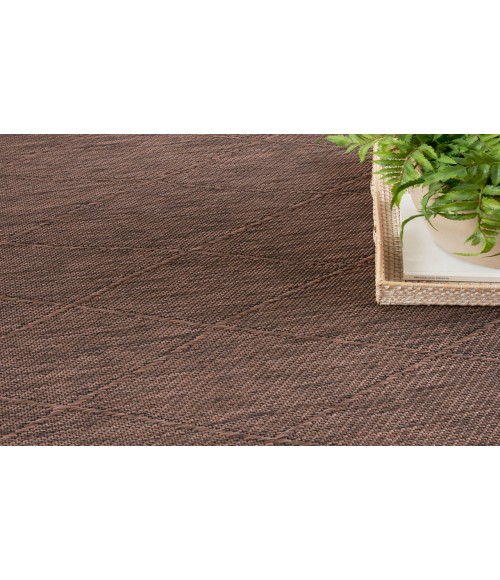 Nourison Practical Solutions Mocha PSL01 7 ft. X 10 ft. Rectangle Rug