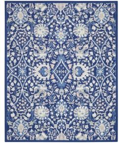 Nourison Whimsicle - Whs10 Navy Multicolor Area Rug 8 ft. X 10 ft. Rectangle