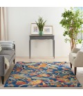 Nourison Allur Area Rug ALR09-Navy Multicolor