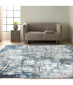 Calvin Klein Ck970 Vapor - Ck972 Grey Blue Area Rug 9 ft. X 12 ft. Rectangle