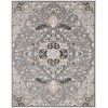 Nourison Elation - Etn09 Grey Area Rug 9 ft. X 12 ft. Rectangle