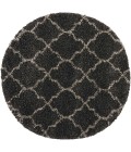 Nourison Amore Round Area Rug AMOR2-Charcoal