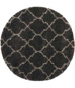 Nourison Amore - Amor2 Charcoal Area Rug 3 ft. 11 X Round