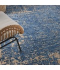 Nourison Luna Dark Blue Mocha LUN01 9 ft. X 12 ft. Rect. Rug
