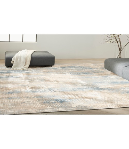 Calvin Klein CK950 Rush Blue Beige Rug CK951 9 ft. X 12 ft. Rectangle - Rugs Town Calvin Klein CK950 Rush Blue Beige CK951 9 ft. X 12 ft. Rectangle Rug