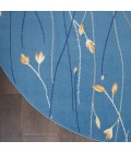 Nourison Grafix Round Area Rug GRF15-Light Blue