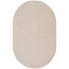 Nourison Essentials - Nre01 Ivory Beige Area Rug 6 ft. X 9 ft. Oval Oval