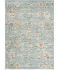 Nourison Home Washable Decor Blue WSD14 5 ft. 3 in. X 7 ft. Rectangle Rug