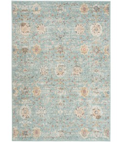 Nourison Home Washable Decor Blue WSD14 5 ft. 3 in. X 7 ft. Rectangle Rug