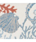 Nourison Pompeii Ivory Multicolor PMP03 5 ft. 3 in. X 7 ft. 3 in. Rect. Rug