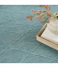 Nourison Practical Solutions Aqua PSL01 5 ft. X 7 ft. Rect. Rug