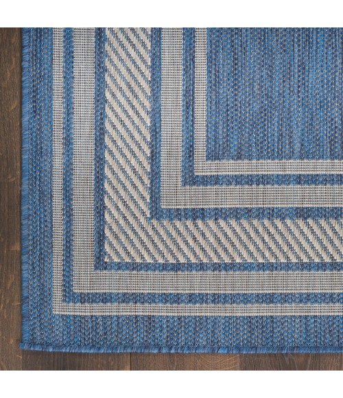 Nourison Horizon Indoor/Outdoor Denim HOZ03 9 ft. X 12 ft. Rect. Rug