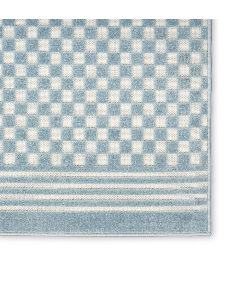 Nourison Casual Blue CSU02 3 ft. 11 in. X 5 ft. 11 in. Rect. Rug