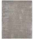 Nourison Luxurious Shag Silver LXR05 7 ft. 10 in. X 9 ft. 10 in. Rect. Rug