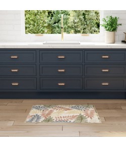 Nourison Aloha Ivory Rose ALH18 2 ft. 8 in. X 4 ft. Rect. Rug