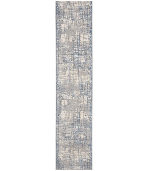 Calvin Klein Rush Area Rug CK950 Ivory Blue