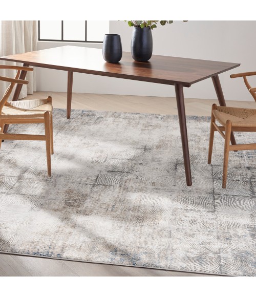 Calvin Klein Infinity Area Rug IFN03 Ivory Grey