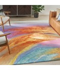Nourison Prismatic Multicolor PRS25 4 ft. X 6 ft. Rect. Rug