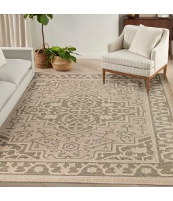 Nourison Tulum Taupe Olive TLM05 10 ft. X 14 ft. Rect. Rug