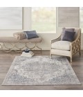 Royal Terrace Area Rug Kathy Ireland Royal Terrace Area Rug KI44 Beige Blue 5'3" x 7'3"