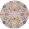 Nourison Passion - Psn01 Silver Area Rug 8 ft. X Round