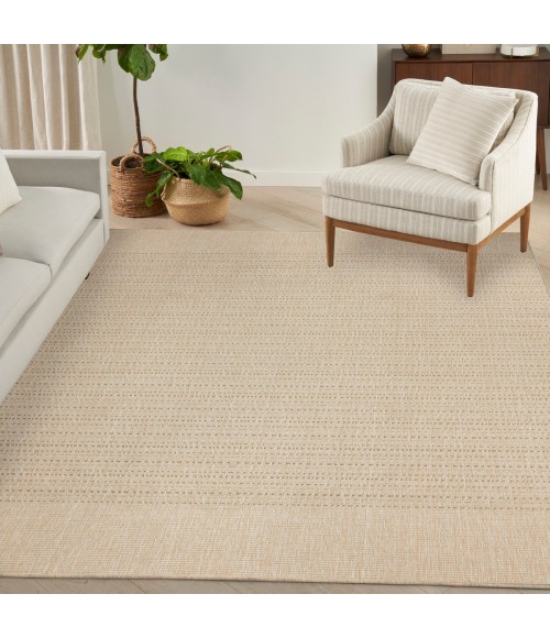 Nourison Tulum Cream TLM01 10 ft. X 14 ft. Rect. Rug