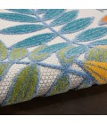 Nourison Aloha Ivory/Multi ALH18 7 ft. X 10 ft. Rect. Rug