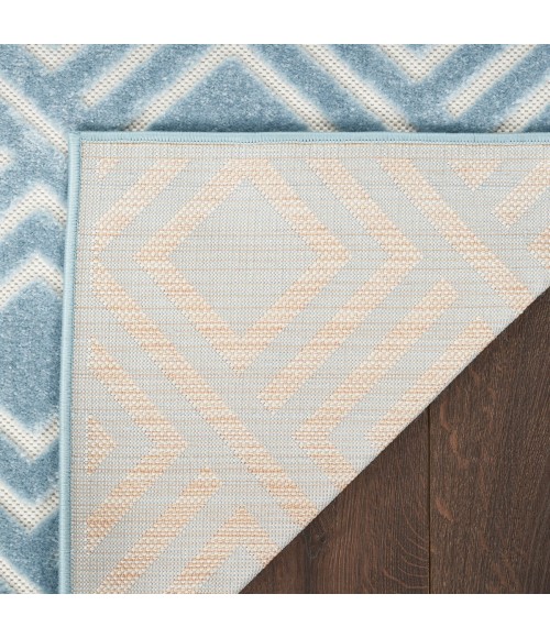Nourison Casual Blue CSU03 3 ft. 11 in. X 5 ft. 11 in. Rect. Rug