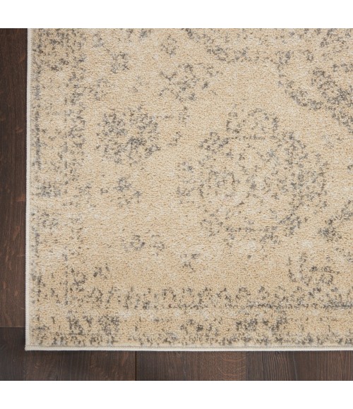 Nourison Tranquil Area Rug TRA13 Beige/Grey 7' x 10'