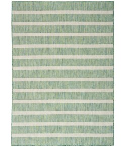 Nourison Positano Blue Green Ivory POS03 4 ft. X 6 ft. Rect. Rug