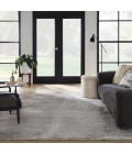 Nourison Luxurious Shag Silver LXR05 7 ft. 10 in. X 9 ft. 10 in. Rect. Rug