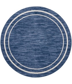 Nourison Home Nourison Essentials NRE02 Navy/Ivory 4 ft. Round Area Rug