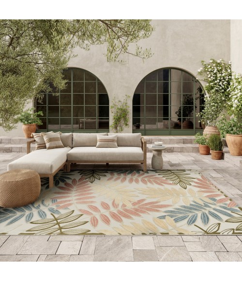 Nourison Aloha Ivory Rose ALH18 7 ft. 10 in. X 10 ft. 6 in. Rect. Rug