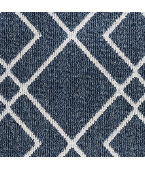 Nourison Modern Lines Area Rug MOL01 Denim