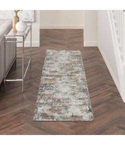 Nourison Ludlow Grey/Multi LDW03 2 ft. 2 in. X 7 ft. 6 in. Rect. Rug