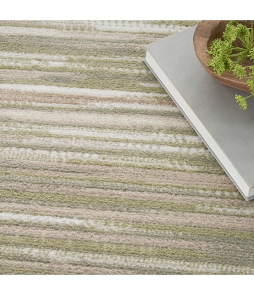 Nourison Jubilant Green Ivory JUB04 8 ft. X 10 ft. Rect. Rug