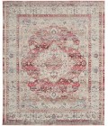 Nourison VINTAGE KASHAN Area Rug Nourison Vintage Kashan Area Rug VKA07-Red/Ivory
