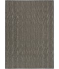 Nourison Horizon Indoor/Outdoor Charcoal HOZ02 4 ft. X 6 ft. Rect. Rug