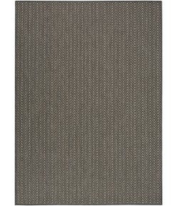 Nourison Horizon Indoor/Outdoor Charcoal HOZ02 4 ft. X 6 ft. Rect. Rug