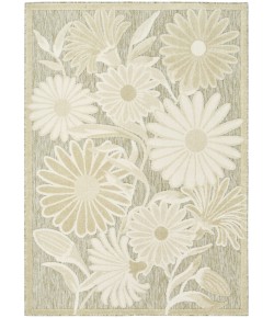 Nourison Home Aloha ALH33 Ivory Sage 3 ft. 6 in. X 5 ft. 6 in. Area Rug