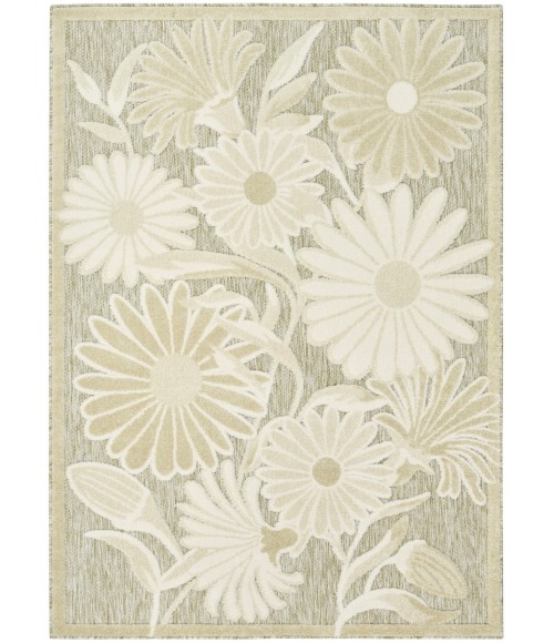 Nourison Aloha Ivory Sage ALH33 3 ft. 6 in. X 5 ft. 6 in. Rect. Rug