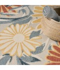 Nourison Aloha Ivory Rose ALH33 3 ft. 6 in. X 5 ft. 6 in. Rect. Rug