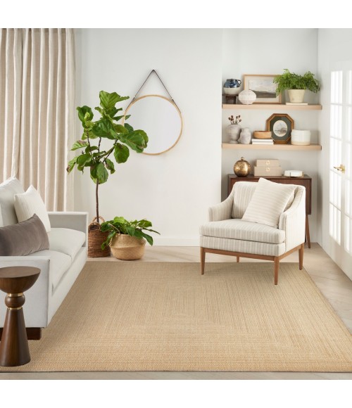 Nourison Tulum Taupe Ivory TLM04 9 ft. X 12 ft. Rect. Rug