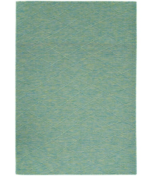 Nourison Practical Solutions Blue Green PSL01 6 ft. X 9 ft. Rect. Rug
