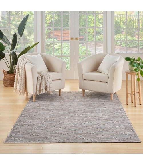 Nourison Practical Solutions Grey Mocha PSL01 5 ft. X 7 ft. Rect. Rug