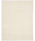 Nourison Luxurious Shag Ivory LXR05 7 ft. 10 in. X 9 ft. 10 in. Rect. Rug