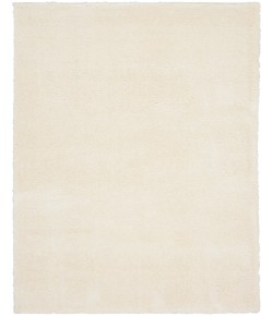 Nourison Luxurious Shag Ivory LXR05 7 ft. 10 in. X 9 ft. 10 in. Rect. Rug