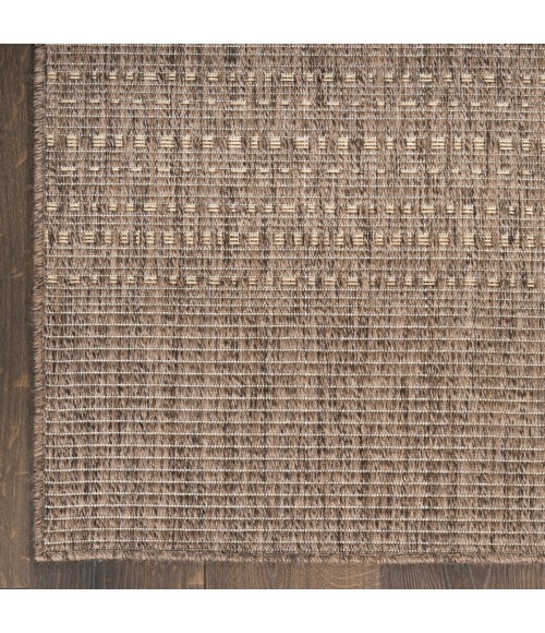 Nourison Tulum Brown TLM01 2 ft. 2 in. X 10 ft. Rect. Rug