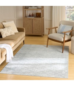 Nourison Washable Charm Blue Ivory WCH03 6 ft. X 9 ft. Rect. Rug