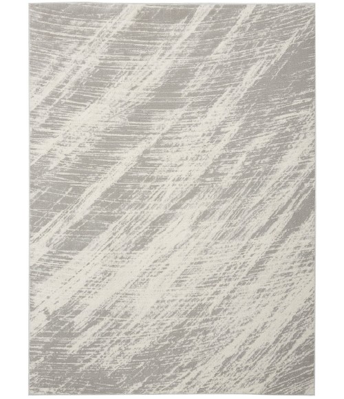 Calvin Klein CK011 Verdant Ivory Grey VRD02 5 ft. X 7 ft. Rect. Rug